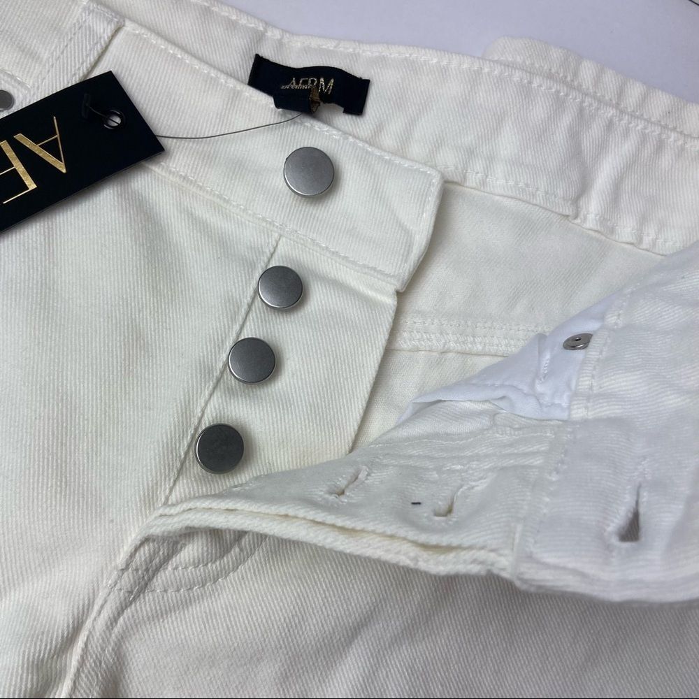 AFRM - White Distressed Jeans - Picture 10 of 13